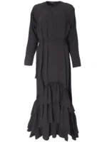 Black Bedouin Statement Frill Dress