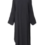 Black Crepe Everyday Kaftan