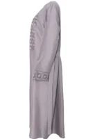 Grey Aaina Embroidery Dress