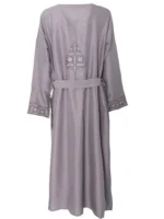 Grey Aaina Embroidery Dress