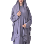 Madina Lavender Everyday Kaftan Plain Back