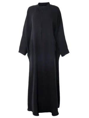 Premium Everyday Black Kaftan (Wide Cut)