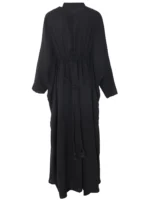 Premium Everyday Black Kaftan (Wide Cut)