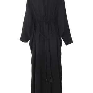 Premium Everyday Black Kaftan (Wide Cut)