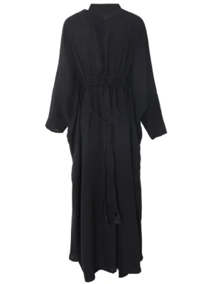 Premium Everyday Black Kaftan (Wide Cut)