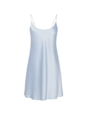 Azure Silk Short Slip