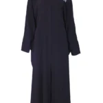 Black Jacket with Metallic Blue Shoulder Embellishment