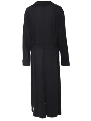 Black Jersey Lapel Jacket