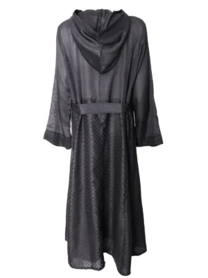 Black Khafiyah Jacket with Detachable hood