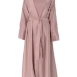 Cinnamon Silk Persia Jacket With Slip Set