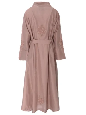 Cinnamon Silk Persia Jacket With Slip Set