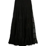Eva Maxi Black Skirt