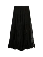 Eva Maxi Black Skirt