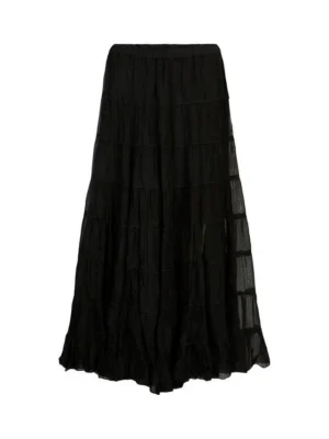 Eva Maxi Black Skirt