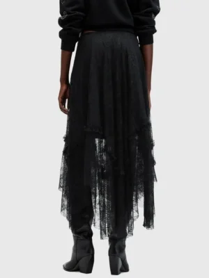 Josie Lace Black Skirt