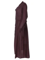 Naseej Maroon Side Embroidery Jacket