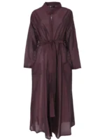 Naseej Maroon Side Embroidery Jacket