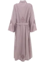 Pink Silk Persia Jacket With Slip Set