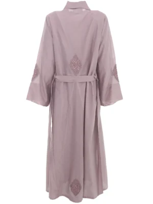 Pink Silk Persia Jacket With Slip Set