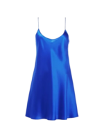 Silk Short Slip In Electric Blue