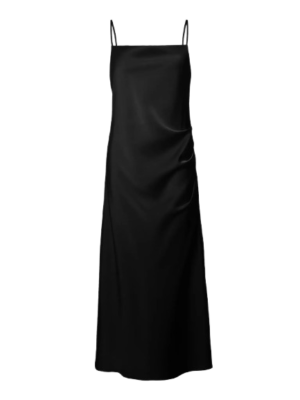 Silk Slit Slip Dress