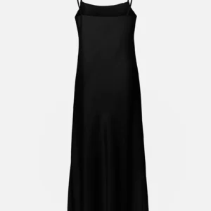 Silk Slit Slip Dress