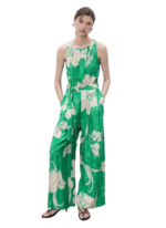 Belt Printed Jumpsuit