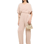 Cowl Neck Tailored Jumpsuit