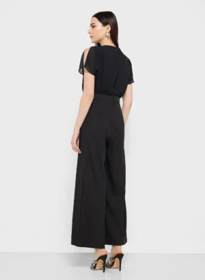 Ginger Cowl Neck Tailored Jumpsuit
