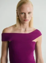 Long Jumpsuit With Asymmetrical Neck