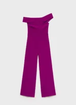 Long Jumpsuit With Asymmetrical Neck