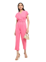 V Neck Wrap Detail Jumpsuit