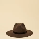 Grove Chocolate Brown Wool Fedora