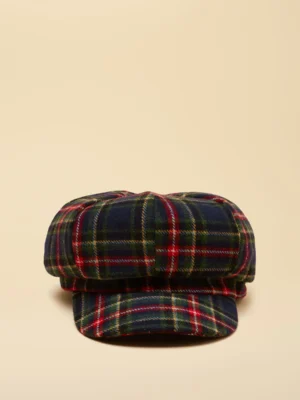 elvaston-navy-khaki-check-tweed-baker-boy-hat