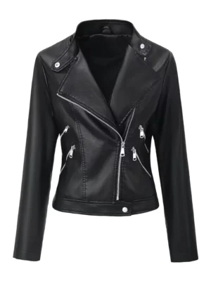 womens-faux-black-leather-jacket