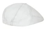 Genuine Off-White Lamb Nappa Leather London Flat Cap-1