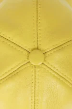 Leather Baseball Cap - Curved Peak Adjustable-2