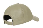Premium Olive Leather Baseball Cap-1