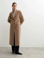 Longline Pure Wool Boyfriend Coat-1