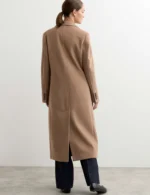 Longline Pure Wool Boyfriend Coat-4
