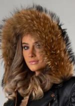 Pure Leather Black Trench Coat-2