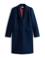 Wool Rich Single Breasted Collared Coat