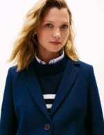 Wool Rich Single Breasted Collared Coat-3